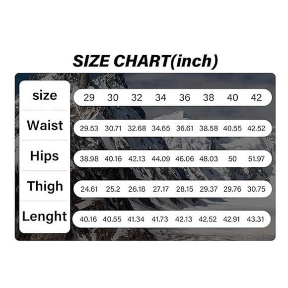 Men's Pants Size 42 Casual Cargo Stretch Pants Lightweight Waterproof UPF 50+ - Picture 7 of 7